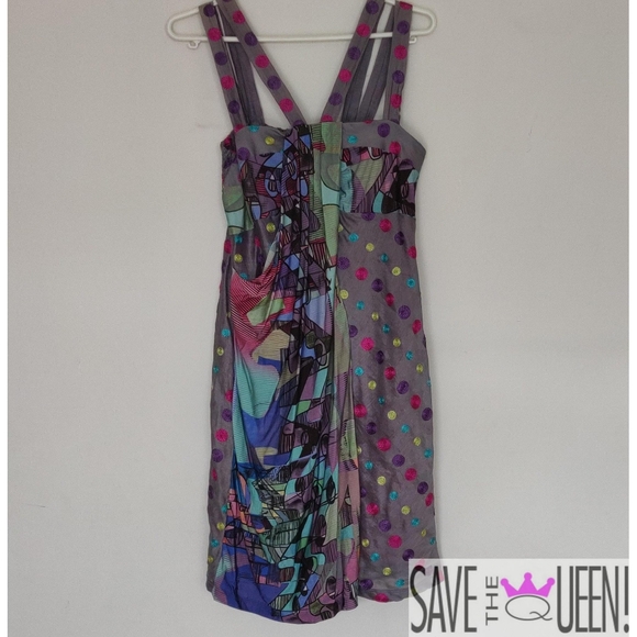 Save The Qween (Italy) Short Multicolour Dress 🇮🇹 - Picture 2 of 8
